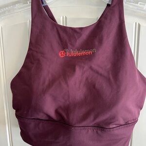 lululemon athletica Burgundy Sports Bra